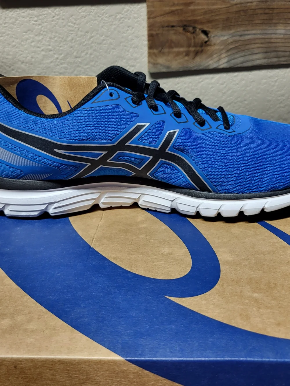 *NEW* ASICS Gel-Zaraca 5 B Running Shoes Directoire Blue/Black Size Men’s 10